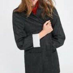 Zara Ovesized Herringbone Blazer XS grey